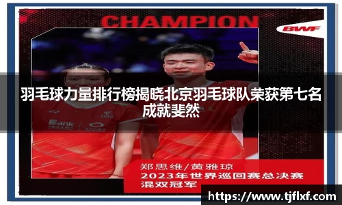 羽毛球力量排行榜揭晓北京羽毛球队荣获第七名成就斐然