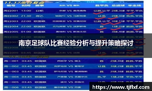 南京足球队比赛经验分析与提升策略探讨